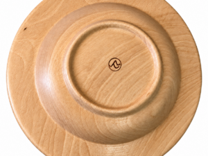 Teller aus Buchenholz