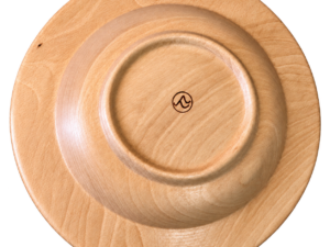 Teller aus Buchenholz